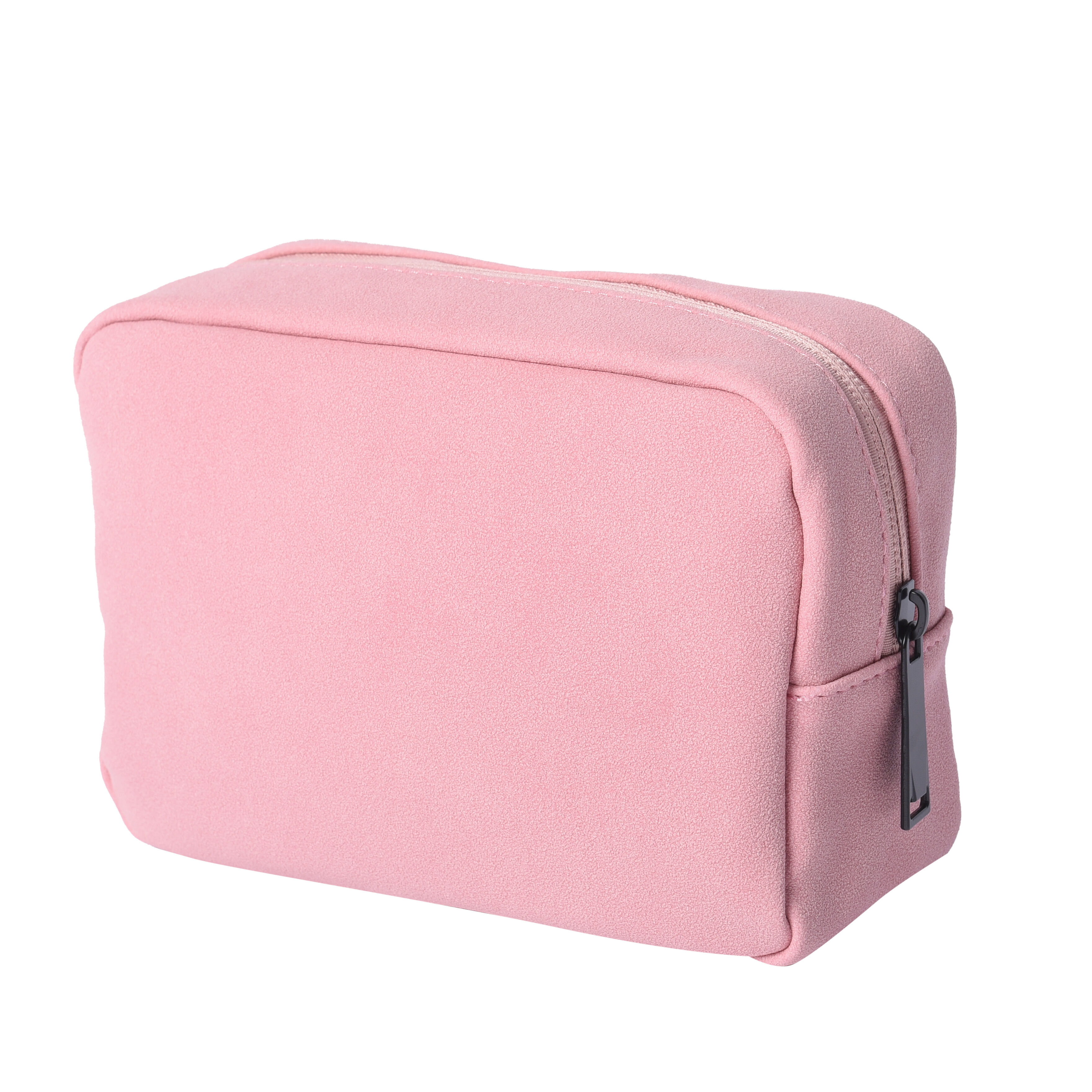 Set of 2 Suede Finish Multipurpose Document, Laptop, Tablet Sleeve with Extra Padded Bag - Pink