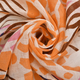 LA MAREY 100% Merino Woollen Stripe Pattern Scarf (Size 175x66x9 Cm) - Orange