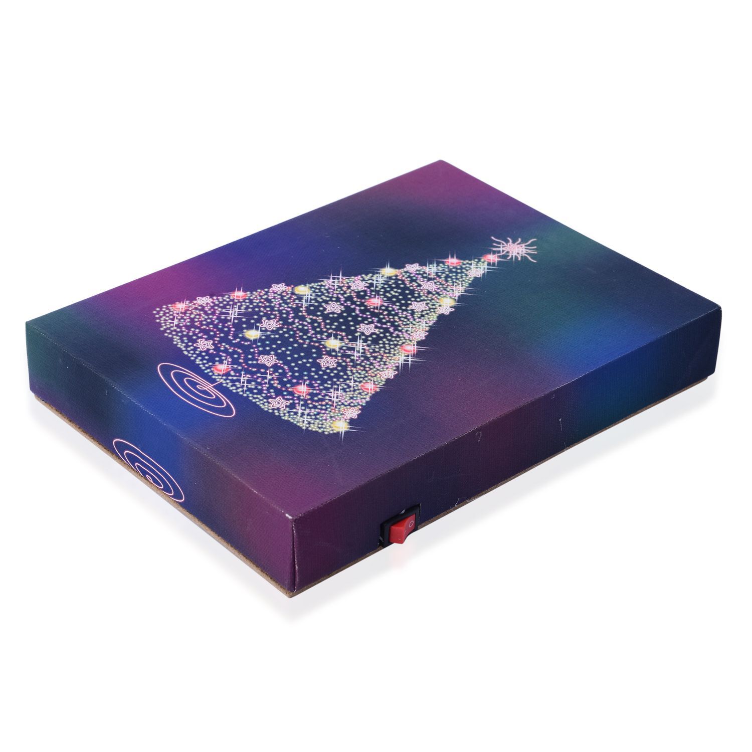 Home Decor - Christmas Tree LED Prints Wall Hanging (Size 19.5x14.5 Cm)