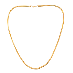 Hatton Garden Close Out Deal-  22K (91.6 % Purity) Yellow Gold Spiga Necklace (Size - 22) with Lobst