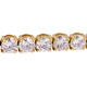 NY Close Out - 14K Yellow Gold INDEPENDENT LABORATORIES Certified Diamond (I1/G-H) Bracelet (Size 7) 12.00 Ct.