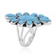 Santa Fe Collection - Turquoise Ring in Sterling Silver Silver