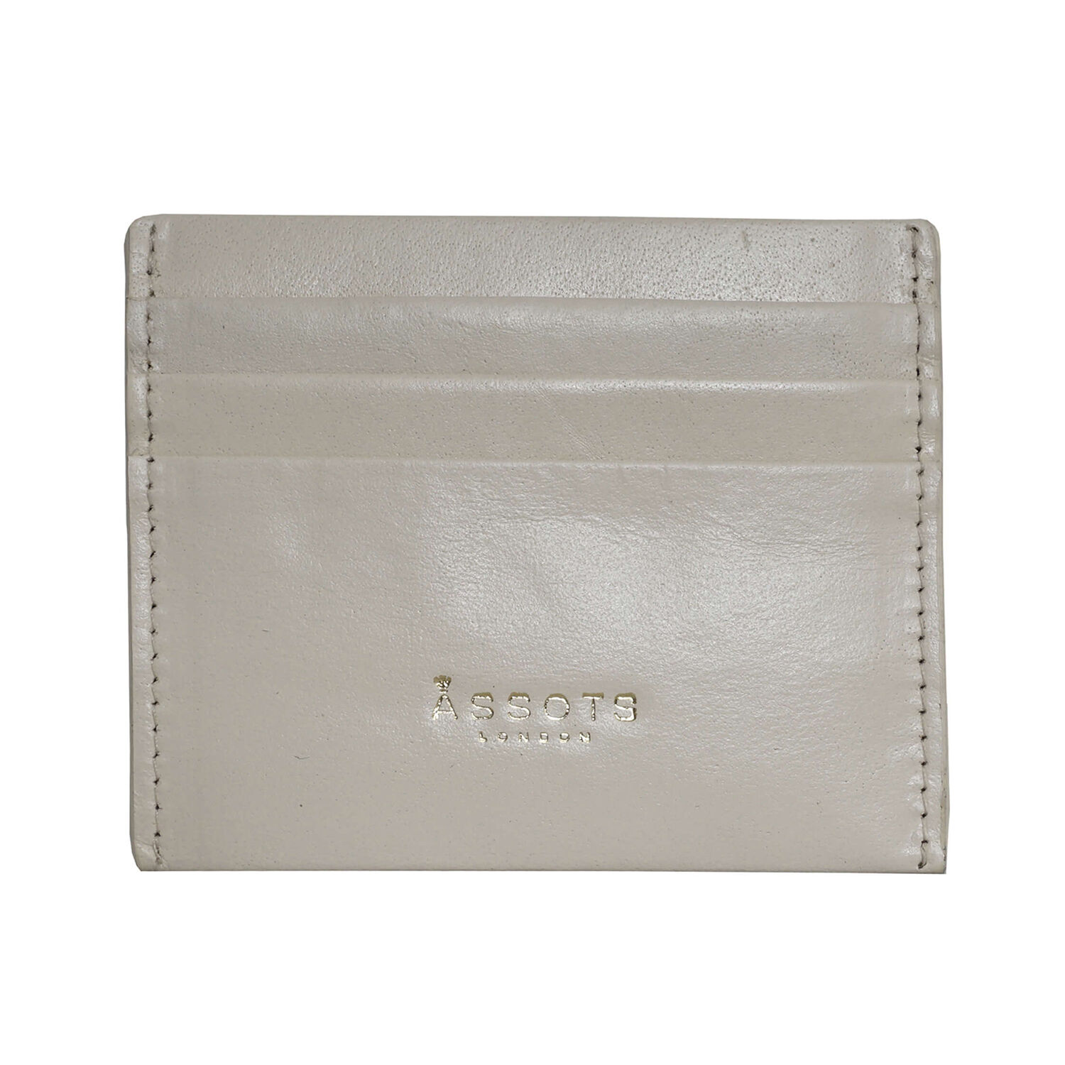 ASSOTS LONDON 2 Piece Set - ADELA Genuine Smooth Leather Tote Bag (31x9.5x26.5cm) & Matching RFID FANN Cardholder (10x8cm) - Ice Grey