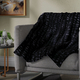 serenity night - Faux fur ruched blanket