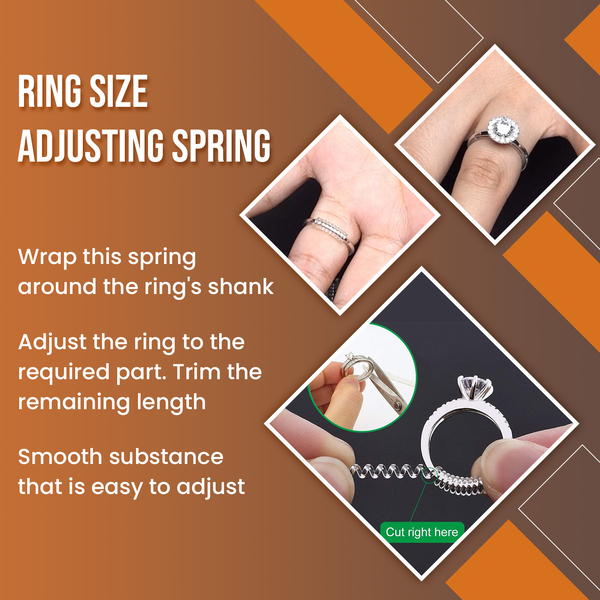 Set of 24 Pcs Ring Size Adjusting Spring
