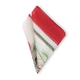GP - Chilli Tree Pattern Pocket Square White Envelop Packing (Size 45 Cm) - Cream, Red & Green
