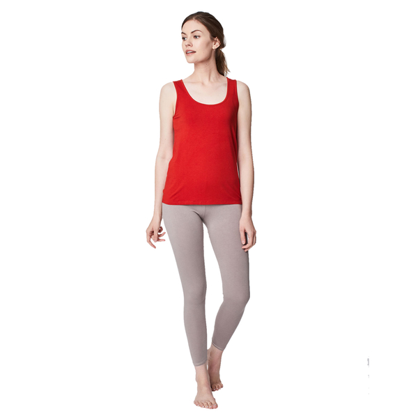Thought Bamboo Base Layer Singlet (Size 12) - Fox Red