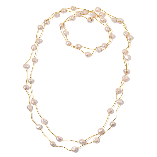 Fresh Water White Pearl Necklace (Size 100) 465.000 Ct.