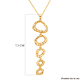 RACHEL GALLEY Versa Collection - 18K Vermeil Yellow Gold Overlay Sterling Silver Pendant with Chain (Size 16/18/20)