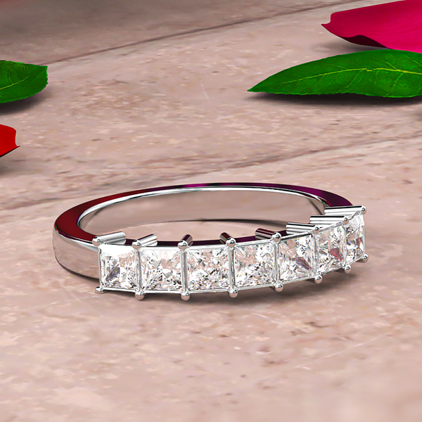 RHAPSODY 950 Platinum IGI Certified Natural Diamond (VS/E-F) Ring 1.02 Ct