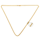 Hatton Garden Close Out Deal- Italian Made 9K Yellow Gold Double Curb Necklace (Size - 20), Gold Wt. 10.20 Gms