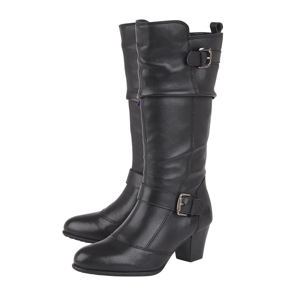 Lotus Miriam Leather Mid Calf Boots (Size 5)
