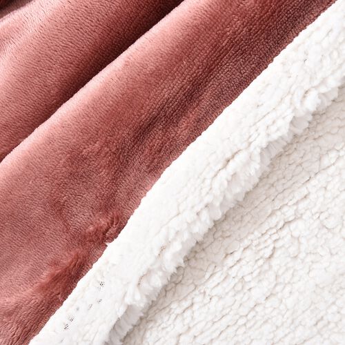 OEKOTEX Certified Warm and Soft Double Layer Sherpa Blanket 150x200 cm