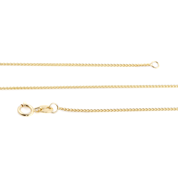 New York Close Out Deal- ILIANA 18K Yellow Gold Spiga Necklace (Size - 20) with Spring Ring Clasp