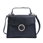 PASSAGE Satchel Bag with Detachable Long Strap (Size 26x20x12 Cm) - Black