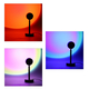 12 Colour Changing Sunset Table Lamp with Remote Control (Size 10x27 Cm)