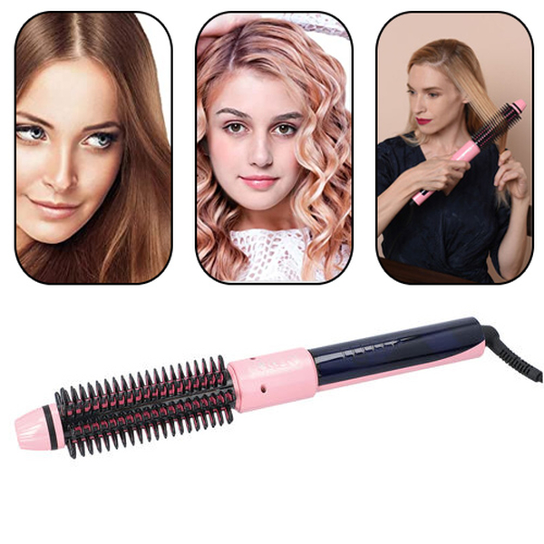3-In-1 Hair Curler & Brush