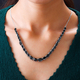 Elite Shungite Necklace (Size - 18 With 2 Inch Extender) in Platinum Overlay Sterling Silver, Silver Wt. 15.17 Gms.