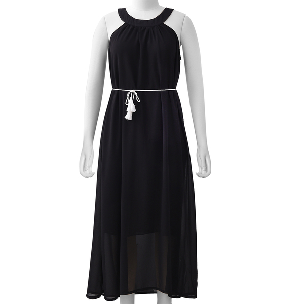 Black Colour One Piece Dress (Size XL)