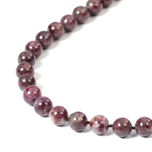 Very Rare Find- Pink Tourmaline Necklace (Size - 20) with Magnetic Lock in  Sterling Silver 347 Ct.