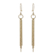 One Time Close Out Deal - 9K Yellow Gold Tassel Earrings With Hook, Gold Wt. 2.28 Gms