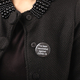 Vaccinated Badge in Black (Size- 4.5 CM)