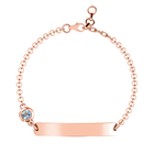 Espirito Santo Aquamarine Bracelet (Size 5 with 1 inch Extender) in Rose Gold Overlay Sterling Silve