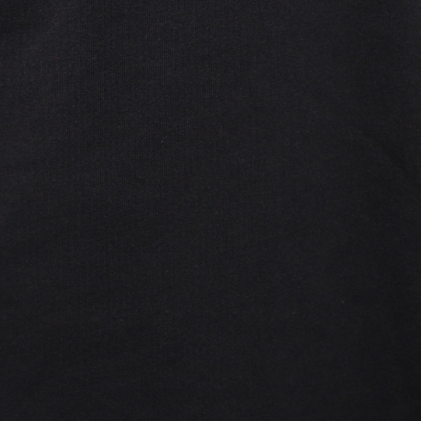100% Cotton Single Jersey Loungewear Long Sleeve T- shirt in Black (Size: Large)