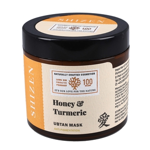 Loss Leader-SHIZEN Honey Turmeric Ubtan Anti Pigmentation Face Mask (3.52 oz) - Deep Cleansing & Hyd