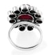 Limited Available- Artisan Crafted African Ruby (FF) and Polki Diamond Floral Ring in Sterling Silver 7.50 Ct.