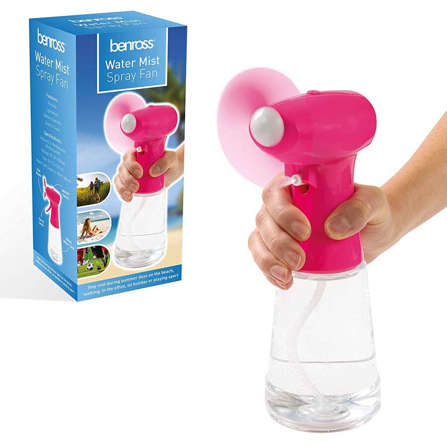 Handheld Water Mist Spray Fan Portable Cool Fan for Outdoor Sports