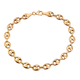 Italian Made- 9K Yellow Gold Mariner Bracelet (Size 8.5) with Lobster Clasp, Gold Wt 8.50 Gms