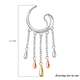 LucyQ Tri- Colour Drip Collection - 18K Vermeil Tricolour Gold Overlay Sterling Silver Dangling Earrings (with Push Back)