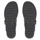 CAPRICE Genuine Leather Flat Sandals (Size 3.5) - Black