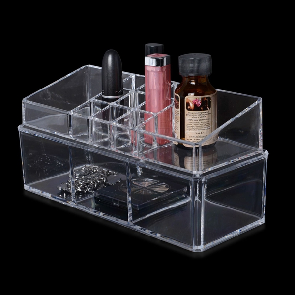 Transparent Cosmetic Organizer (Size 23x11x8.5 Cm)