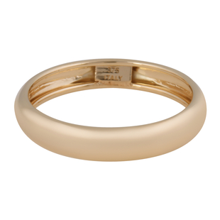 Italian Made 9K Yellow Gold Band Ring
