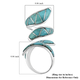 Santa Fe Collection - Turquoise Bypass Ring in Sterling Silver