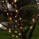 Christmas Decoration Specials- 10 Piece Glitter Light Bulbs - Silver