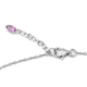 Multi Sapphire Station Necklace (Size 24 with 1 inch Extender) in Rhodium Overlay Sterling Silver 7.28 Ct.