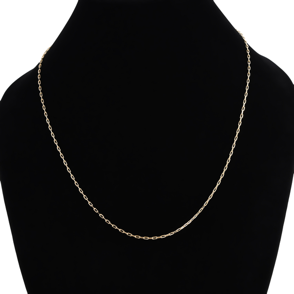 NY Close Out- 14K Yellow Gold Paperclip Necklace (Size - 20) With Spring Ring Clasp, Gold Wt 2.00 Gms