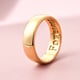 14K Gold Overlay Sterling Silver Forever You Engraved Band Ring