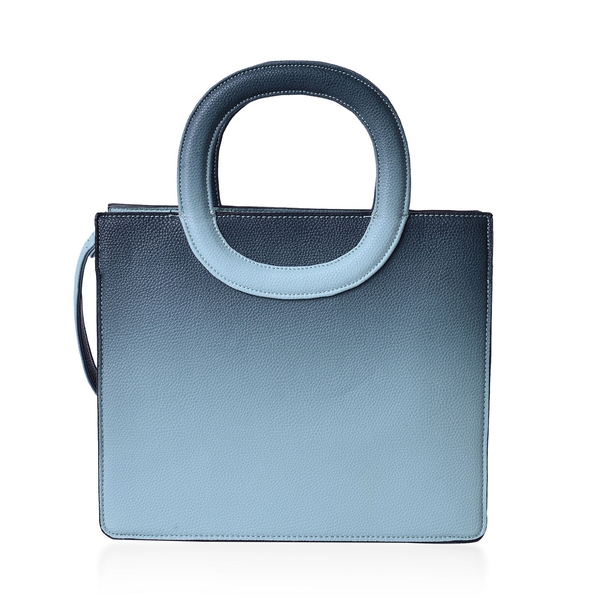 Green Colour Tote Bag with Adjustable Shoulder Strap (Size 29x24.5x11 Cm)