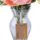 Bayswood Pink Rose and Hydrangea Flower Arrangement in Vase - (Size 38Cm)