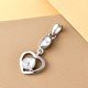 Artisan Crafted Polki Diamond Heart Pendant in Sterling Silver 0.27 Ct.