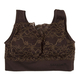SANKOM SWITZERLAND Patent Classic with Lace Bra Including Chocolate With Gold Trim (Size 8-10/ S-M)