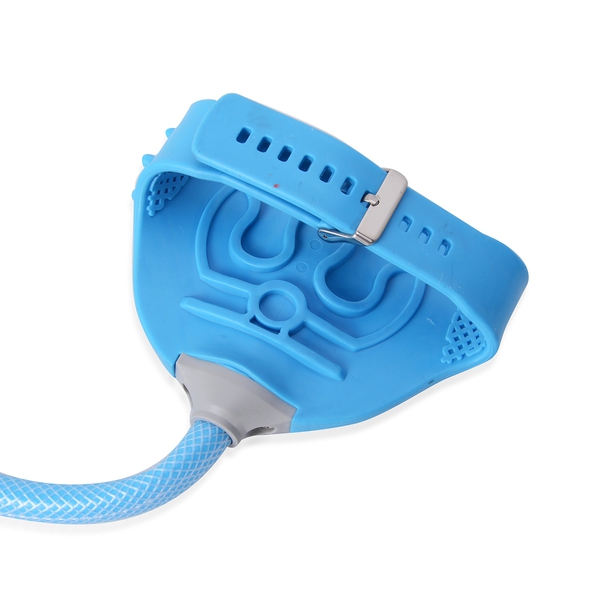 Blue Colour Pet Bathing Tool with Colour Box and Instruction