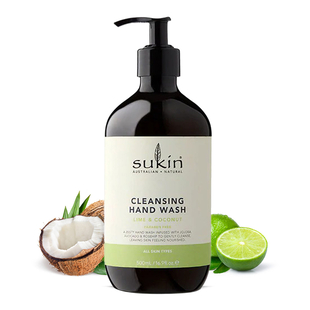 Sukin:Cleansing Hand Wash Lime & Coconut Handwash - 500ml