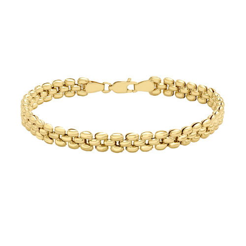 Hatton Garden Close Out Link Bracelet in 9K Yellow Gold 7.5 Inch