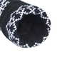 TJC ESSENTIALS Snowflake Pattern Jojoba Oil Infused Knitted Gloves - Black