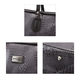 PASSAGE Stylish Crocodile Skin Pattern Travel Bag with Shoulder Strap and Zipper Closure (Size 47x22x33cm) - Grey
